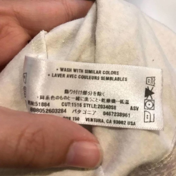 Patagonia Damask Half Zip Hooded Pullover Small - Picture 13 of 14